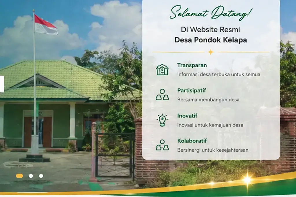Ilustrasi konektivitas Desa Pondok Kelapa